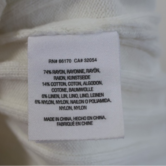 ANHTOPOLOGIE ** White Zadkine Sweater Tank 3X - Picture 6 of 9